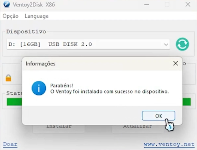Ventoy Concluído